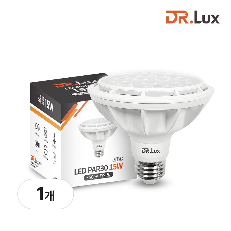 LED PAR30 전구 카페 매장용 스포트라이트 15W, 집중형, 주광색, 1개 - 메인 이미지