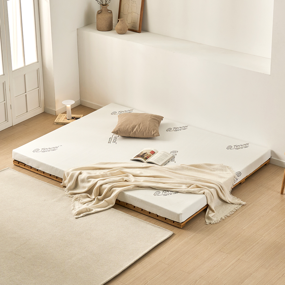 세인트블랑 에어리 메모리폼 10cm 바닥 침대용 허리에 좋은 숙면 토퍼 MS