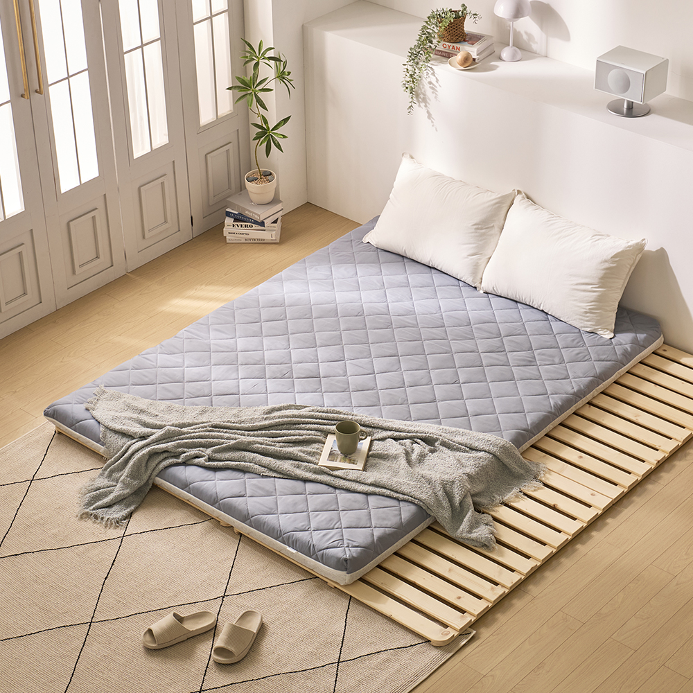 세인트블랑 에어리 메모리폼 10cm 바닥 침대용 허리에 좋은 숙면 토퍼 MS