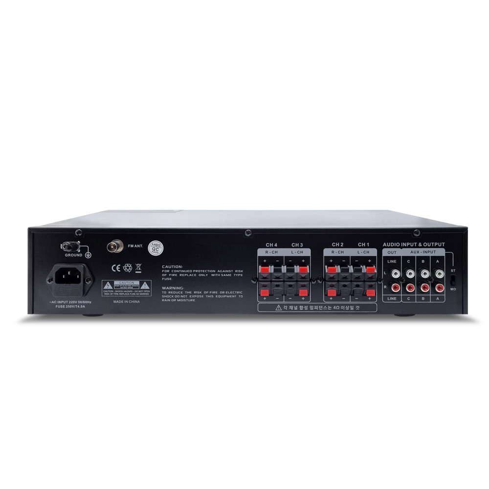 MOS MSA-400 포터블앰프 매장 강의실 식당 카페 USB SD AUX 120Wx4채널 - 상세 이미지 3
