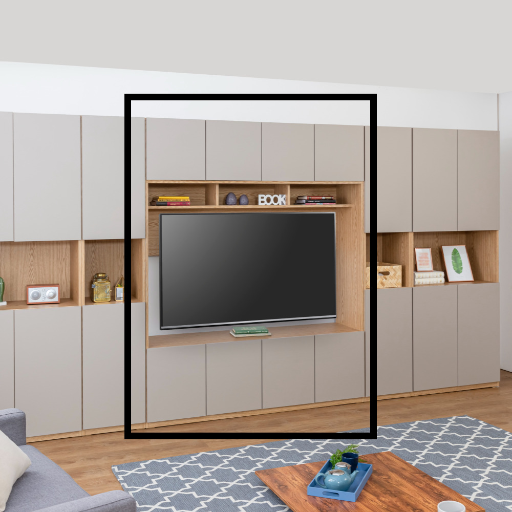 란 월플렉스 시스템 거실장세트 65인치 1600tv장세트