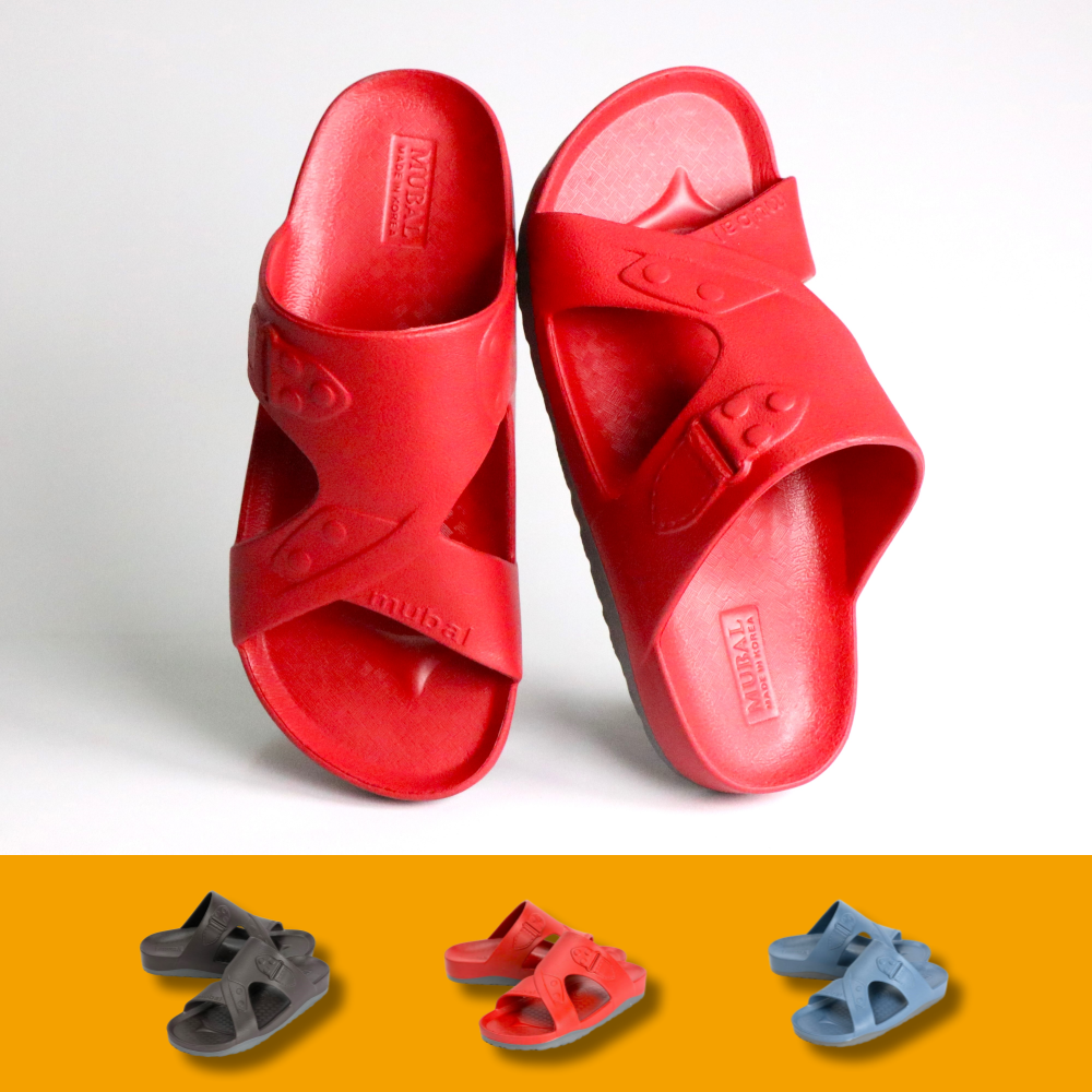 무발 기능성 실내화 - 아치 지압 실내슬리퍼 사무실실내화 평발 족저근막 기능성깔창 거실화