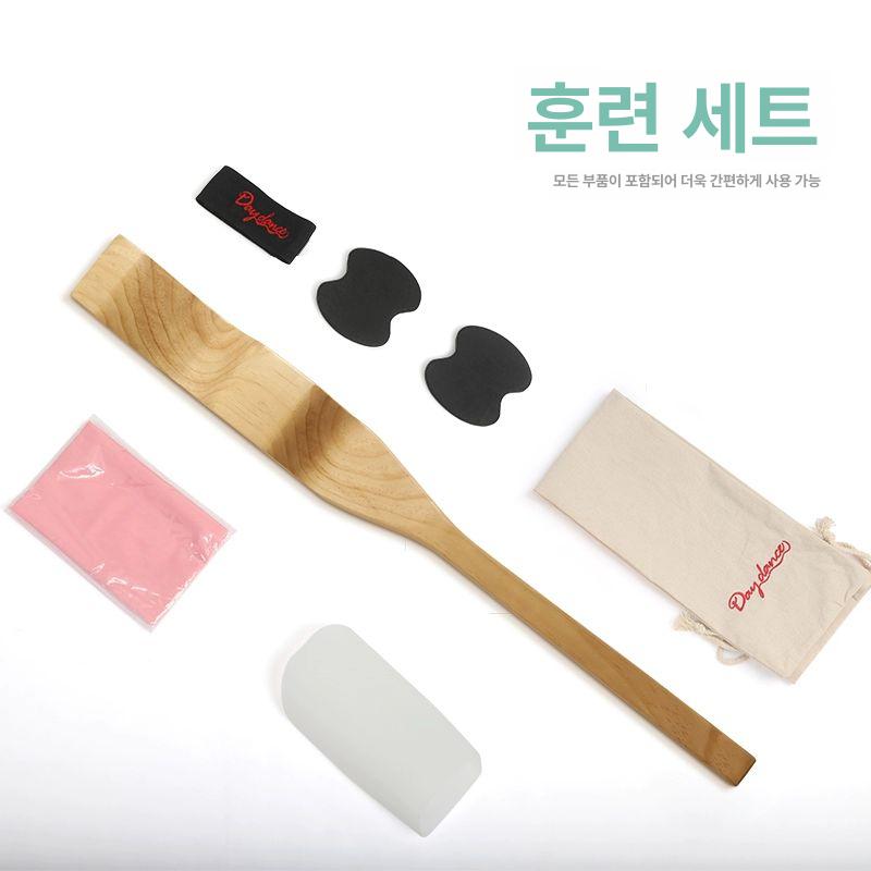 발레 포 연습 발목 늘리기 스트레쳐 스트레칭 아치 원목색-짧은 세트 - 상세 이미지 5