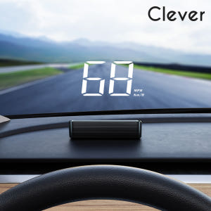 클레버 HUD 헤드업디스플레이 GPS 자동차 속도계 차량용 USB타입 C... 개봉기 | 실사용 후기 - 상품 이미지 1