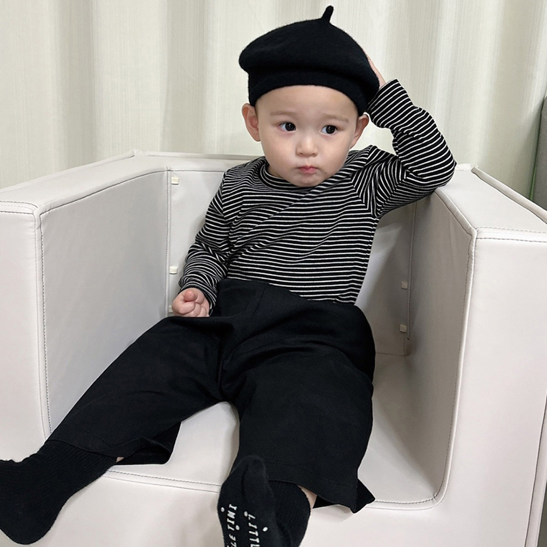 에센셜 플레이 팬츠 아기 유아 면바지 간절기 데일리룩 - 상세 이미지 2