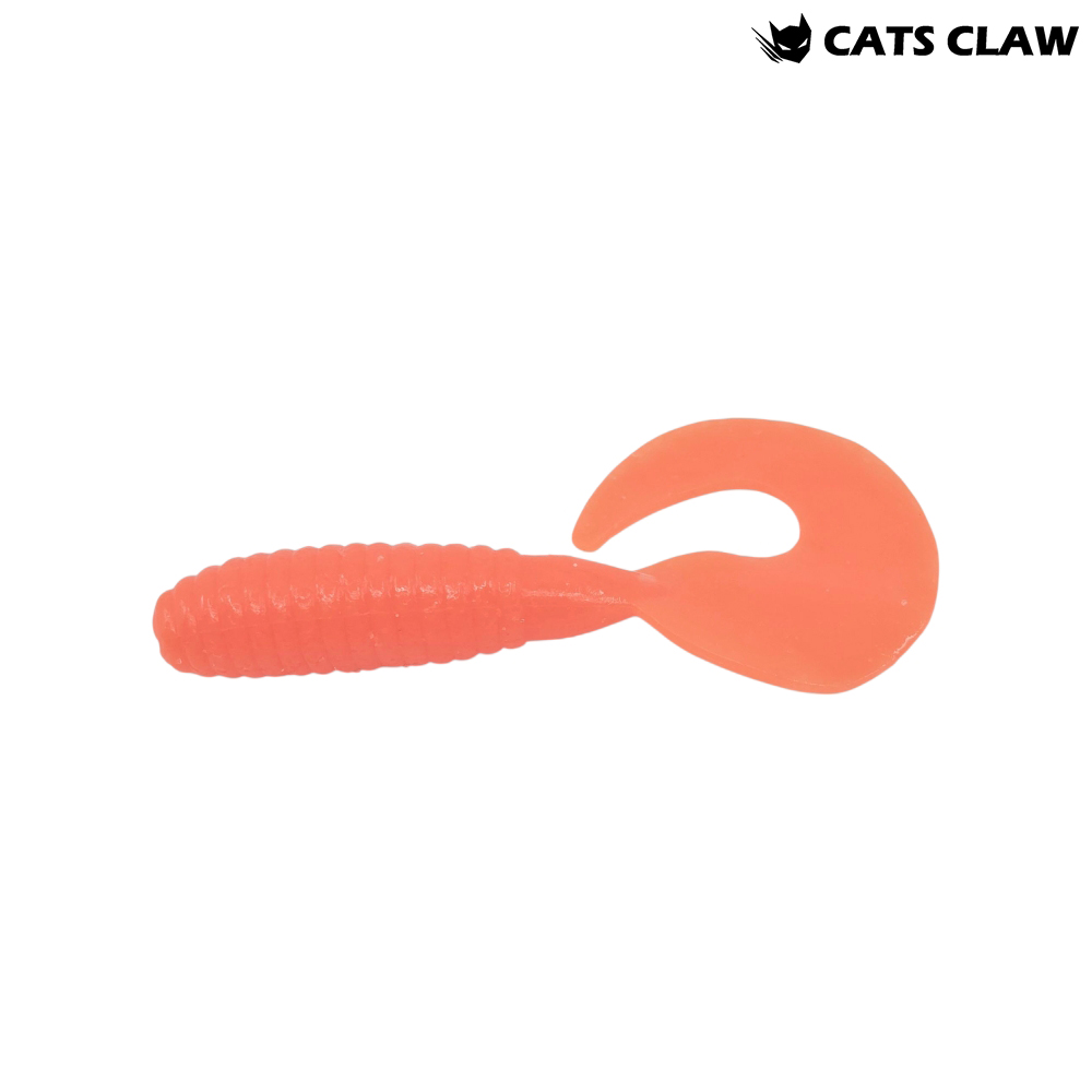 캣츠크로우 씨그럽 우럭웜 광어캐스팅 배스웜 021 오렌지, 12.7cm(5인치) - 상품 이미지