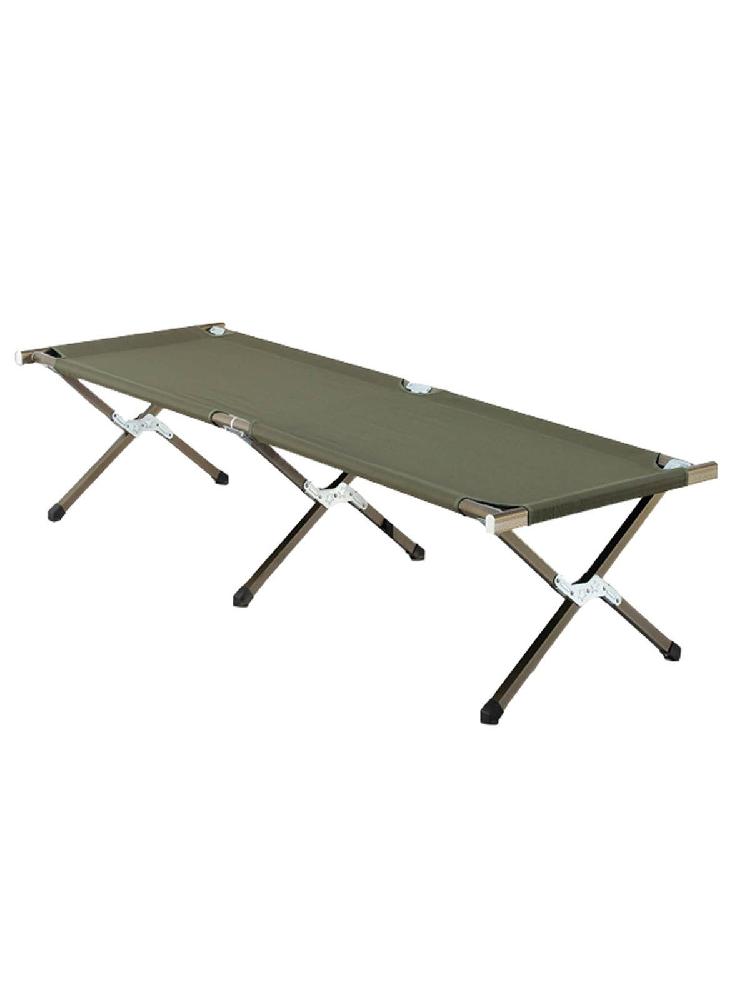 캠핑 등산 경량 야전침대 의자 휴대용 접이식 롱체어 소형 철제 침대 폭 60CM 길이 180CM 이미지 6