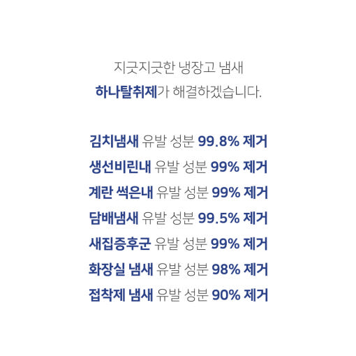 하나필터 하나탈취제 활성탄 고압축 야자숯