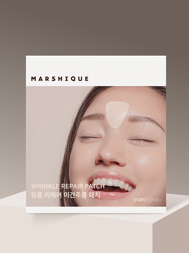 마르시끄 링클 리페어 미간 주름 패치 1팩(55개)-표정주름, 수면주름, 노화주름, 주름접힘방지
