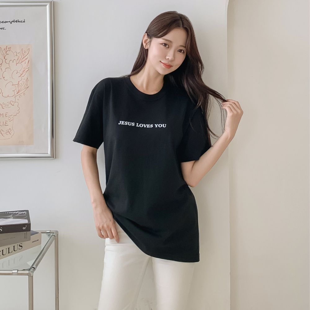 기독교감성 여성반팔 S-3XL 빅사이즈가능 커플티 FTC00005 - 상품 이미지