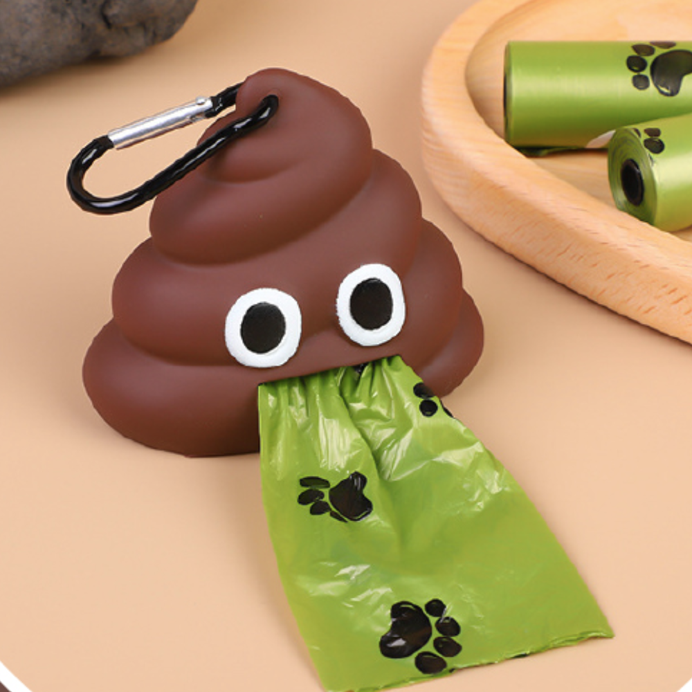 강아지배변봉투 케이스 카라비너 배변봉지 - 메인 이미지