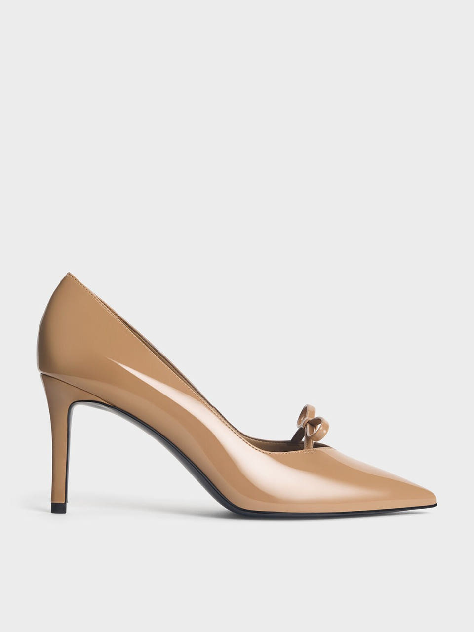 [찰스앤키스] 보우 포인티트토 스틸레토힐 펌프스 2Colors CK1-60361535 - 상세 이미지 3
