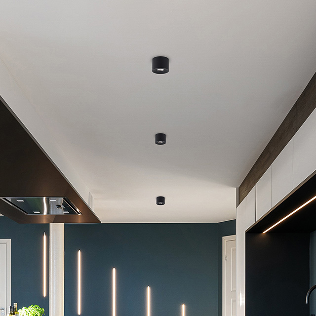 더쎈 LED 레즈노 1등 직부등 COB 5W 블랙 거실 주방 침실 카페 매장 조명 이미지 7