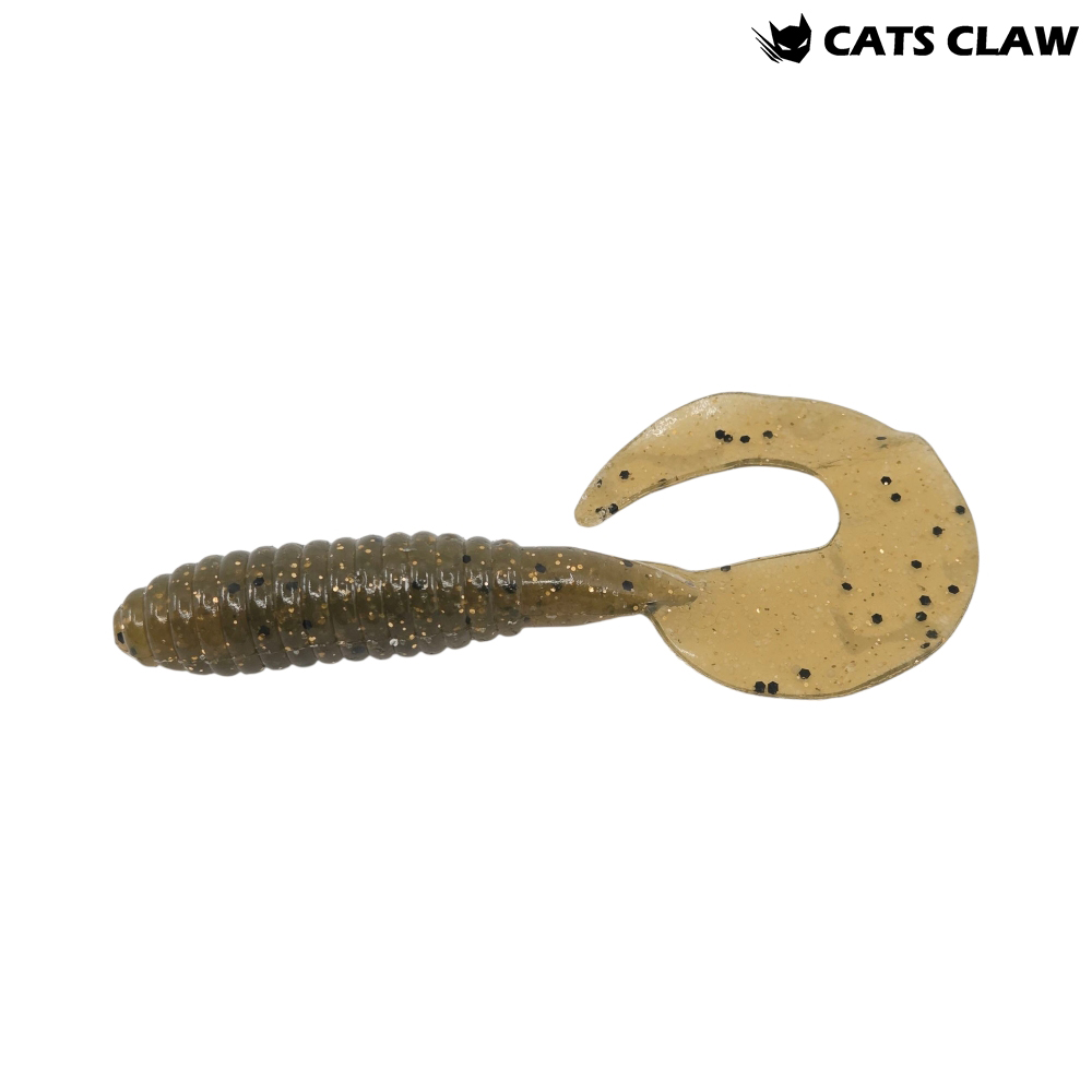 캣츠크로우 씨그럽 우럭웜 광어캐스팅 배스웜 028 워터멜론 골드, 12.7cm(5인치) - 메인 이미지