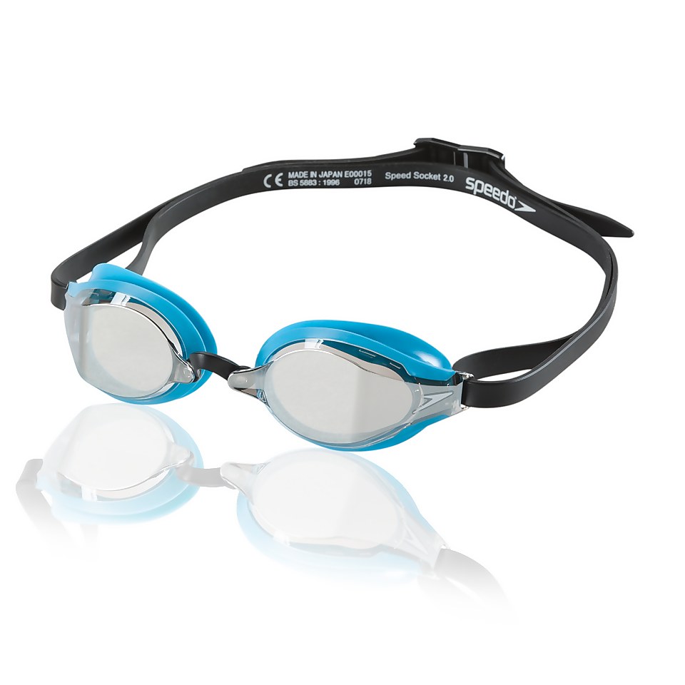 스피도 Speed Socket 2.0 Mirrored Goggles Black/Blue - 메인 이미지