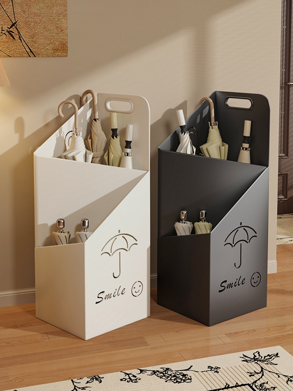 철제 카페현관우산꽂이 우산꽃이 거치대 보관함 카페인테리어