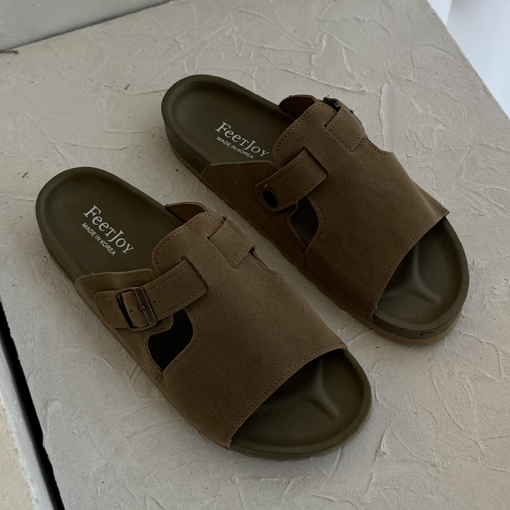 3.5cm 빈티지 슬라이드 모노 슬리퍼 - 상세 이미지 4