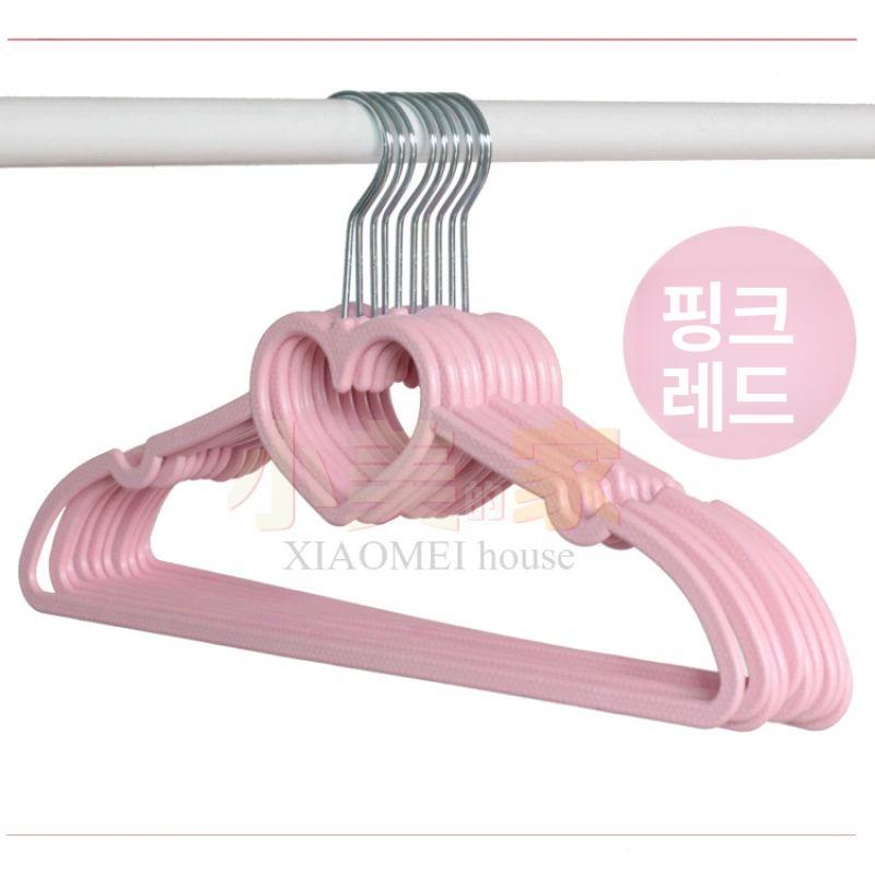 예쁜 공주 옷걸이 치마걸이 매장 어린이집 옷장 플라스틱 리본 5색 혼합 세트 30개 - 상세 이미지 5