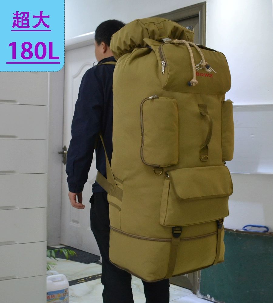 군용 더블백 백팩 대형 100리터 위장 군대 아웃도어 160리터 - 상세 이미지 3
