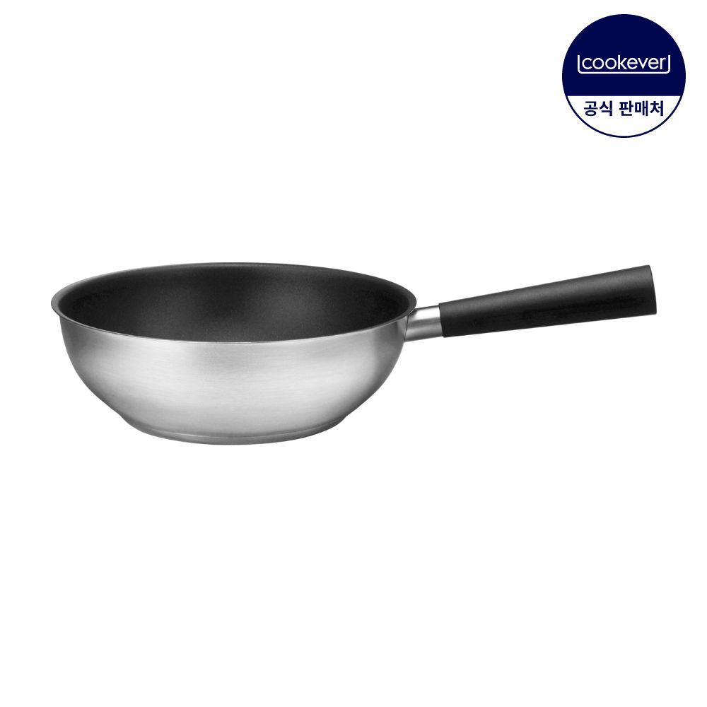 쿡에버 에픽블랙 인덕션 코팅 웍 궁중팬 28cm - 상품 이미지