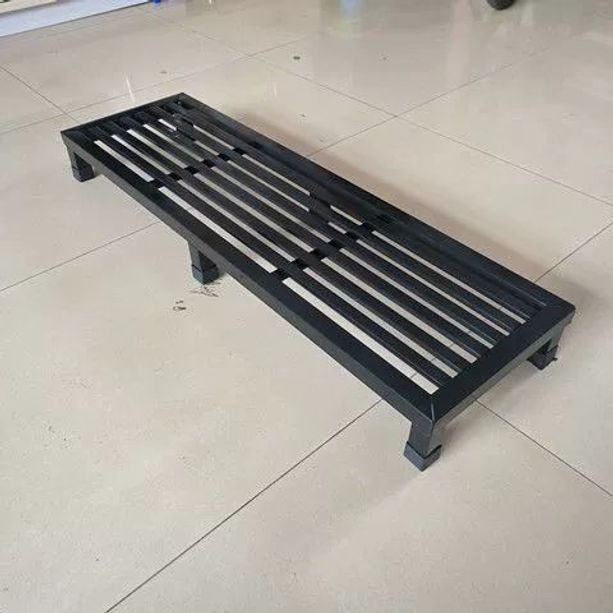 철제 발받침대 키높이 가정용 화단 계단식 발받침  라이트블랙 80x30x20 - 상세 이미지 2