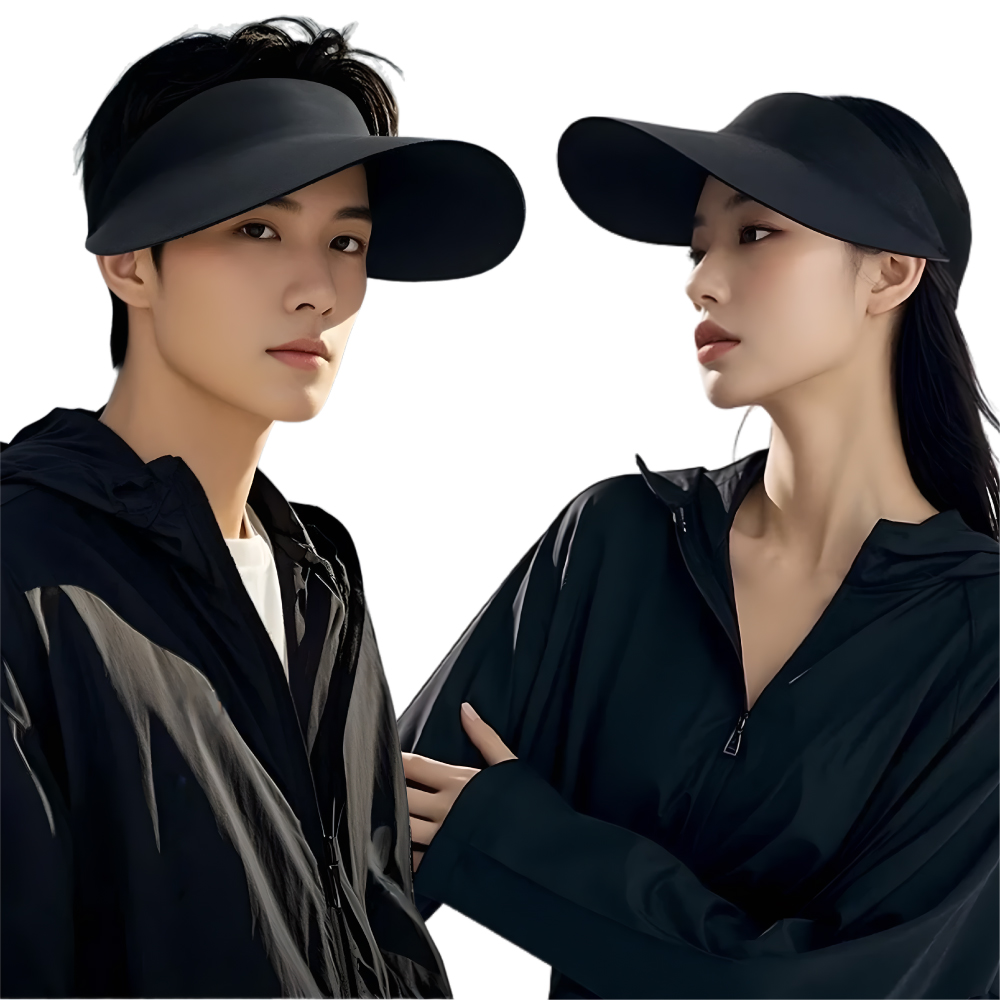 선캡 자외선차단 차양 모자 테니스 러닝 등산 골프 - 메인 이미지