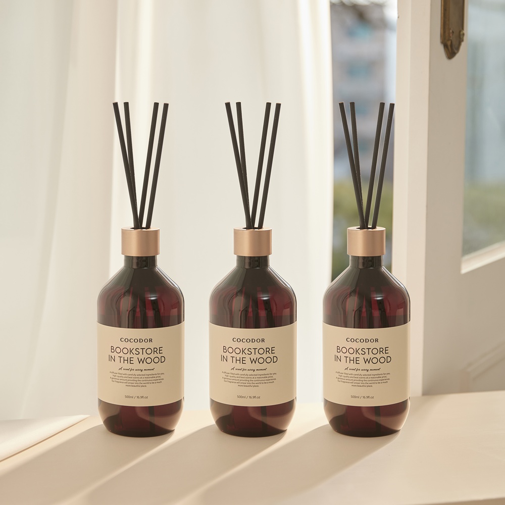 코코도르 프리미엄 디퓨저 500ml 3개입 집들이선물 실내방향제 인테리어 양재동꽃시장