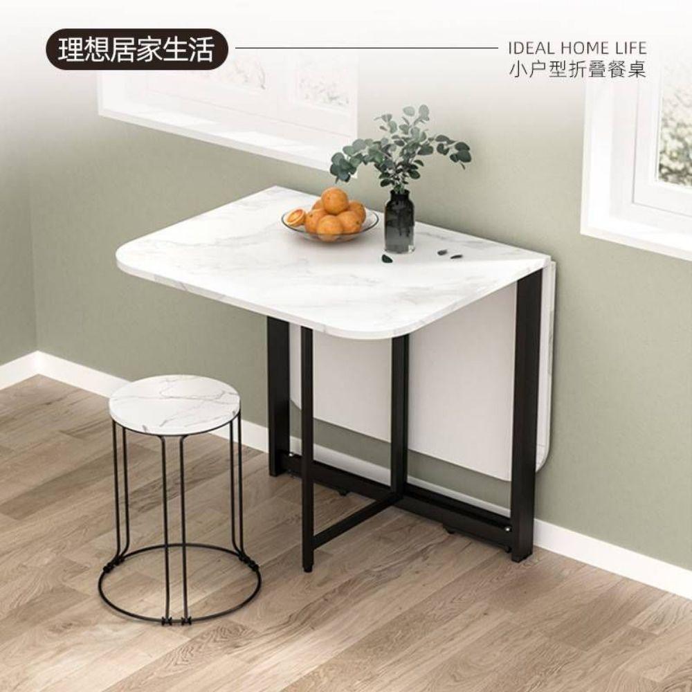 확장형 접이식 책상 식탁 다용도 테이블 인용 세라믹 100x60 스노우 마운틴 - 스트 다른 - 상품 이미지