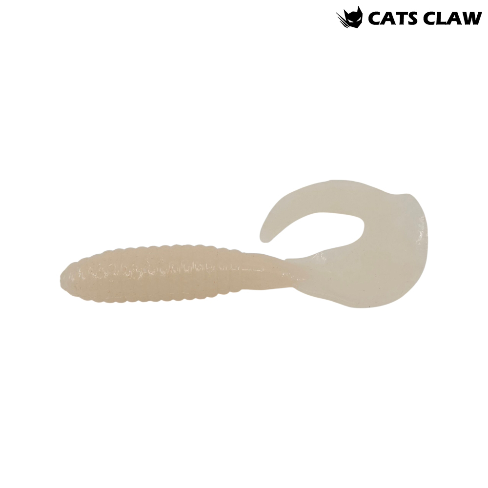캣츠크로우 씨그럽 우럭웜 광어캐스팅 배스웜 002 글로우, 12.7cm(5인치) - 메인 이미지