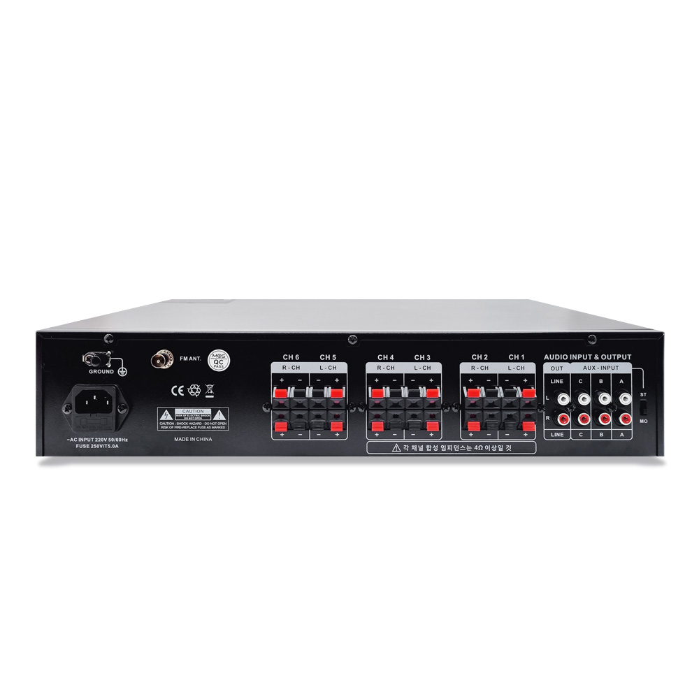 MOS MSA-600 포터블앰프 매장 강의실 식당 카페 USB SD AUX 120Wx6채널 - 상세 이미지 3