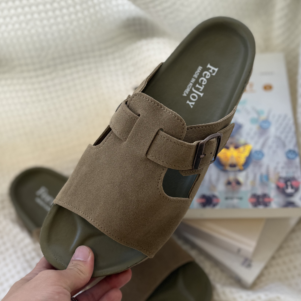 3.5cm 빈티지 슬라이드 모노 슬리퍼 - 상세 이미지 2