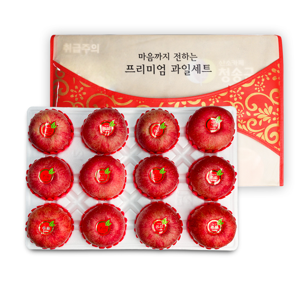 청송 네자매 사과 꿀 부사 감홍 홍로 골드 피치애플 프리미엄 선물세트(5KG) - 상세 이미지 2