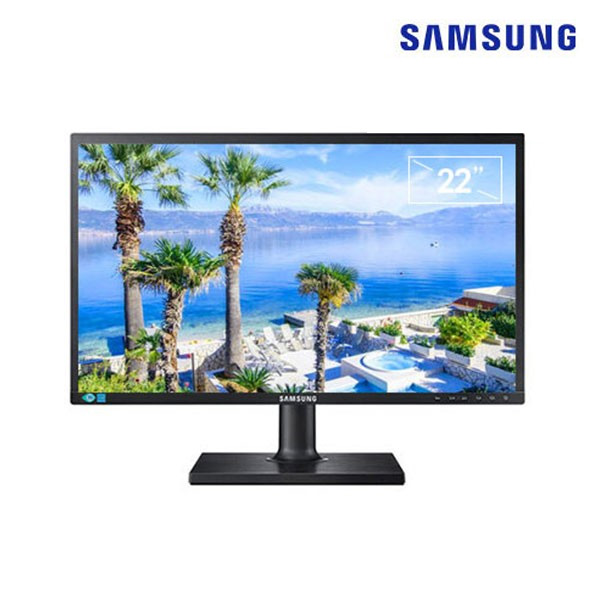사무실 강추 삼성 LED 22 모니터 HDMI 피벗 틸트 스위블 LS22E45KFSA - 메인 이미지