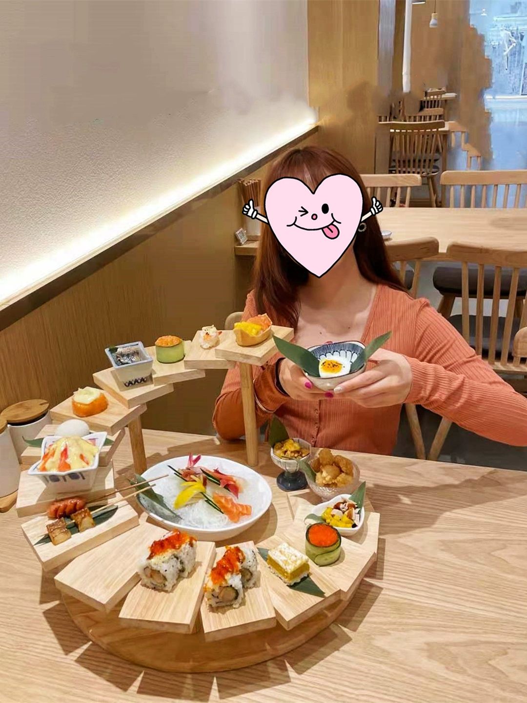 레스토랑 단계별 식기 접시 복고 플레이팅 계단 오마카세 사각형 10단 - 상세 이미지 3