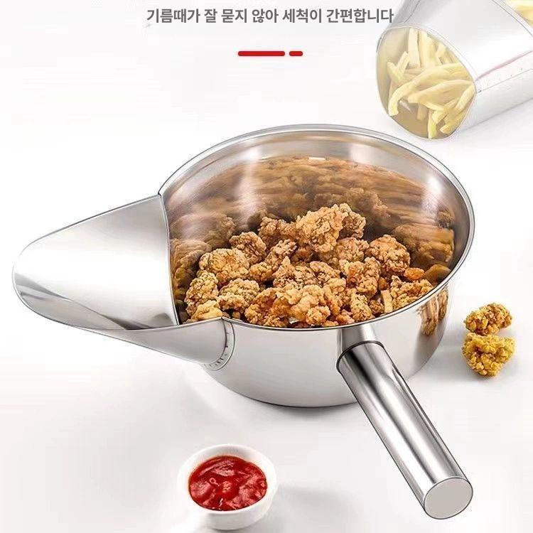 감자튀김스쿱 포테이토스쿱 매장 햄버거가게 감자튀김 일반형 스테인리스스틸 포장 숟가락 - 상세 이미지 3