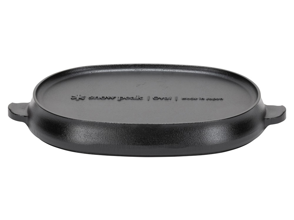 스노우피크 더치오븐 주철 마이크로 오벌 미니 무쇠 뚜껑겸용 CS-503R