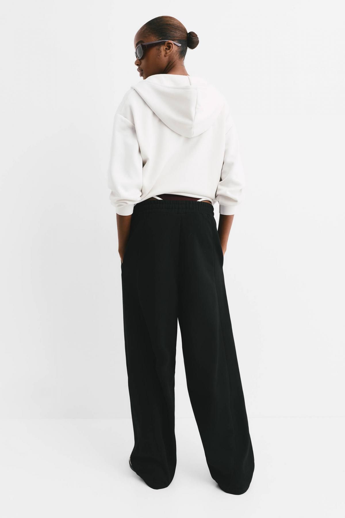 풀앤베어 볼륨핏 집업 화이트 후드티 7560/305 ECRU - 상세 이미지 5