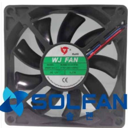 WJS801512H-F30 슬리브타입 / WJ팬 / DC12V 냉각팬 / 80mm x 15mm 사이즈 쿨링팬
