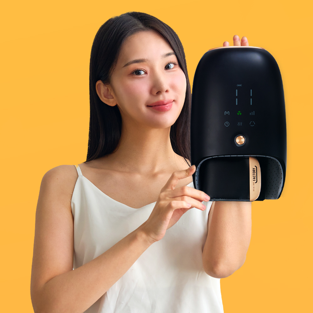 힐링팩토리 손마사지기 손휴나인 3세대 무선 온열 지압 손안마기 손가락 손목 분리 - 메인 이미지