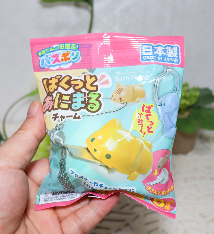 파쿳토 애니멀 캐릭터 마스코트 바스볼 입욕제 1개입 시트러스향 57g - 욕실/입욕용품 - 하카타몰