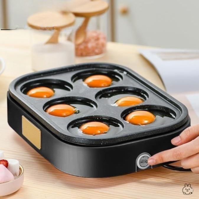 전기 계란빵기계 브런치 간식 6구 달걀 후라이 메이커 이미지 6