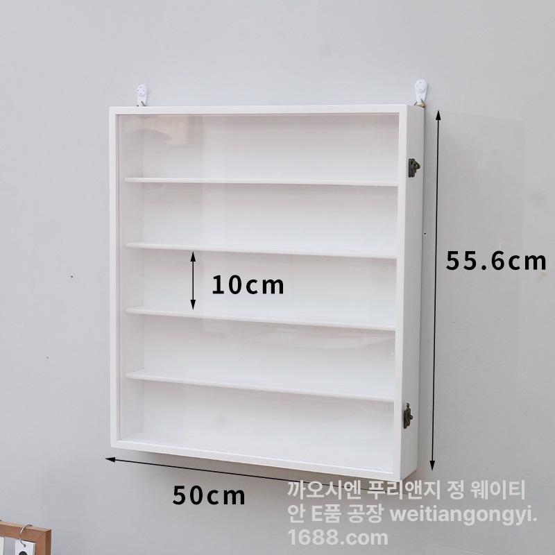 피규어장식장 피규어 진열장 정리대 우드 수납 전시장 보관함 3층 합문 이미지 8