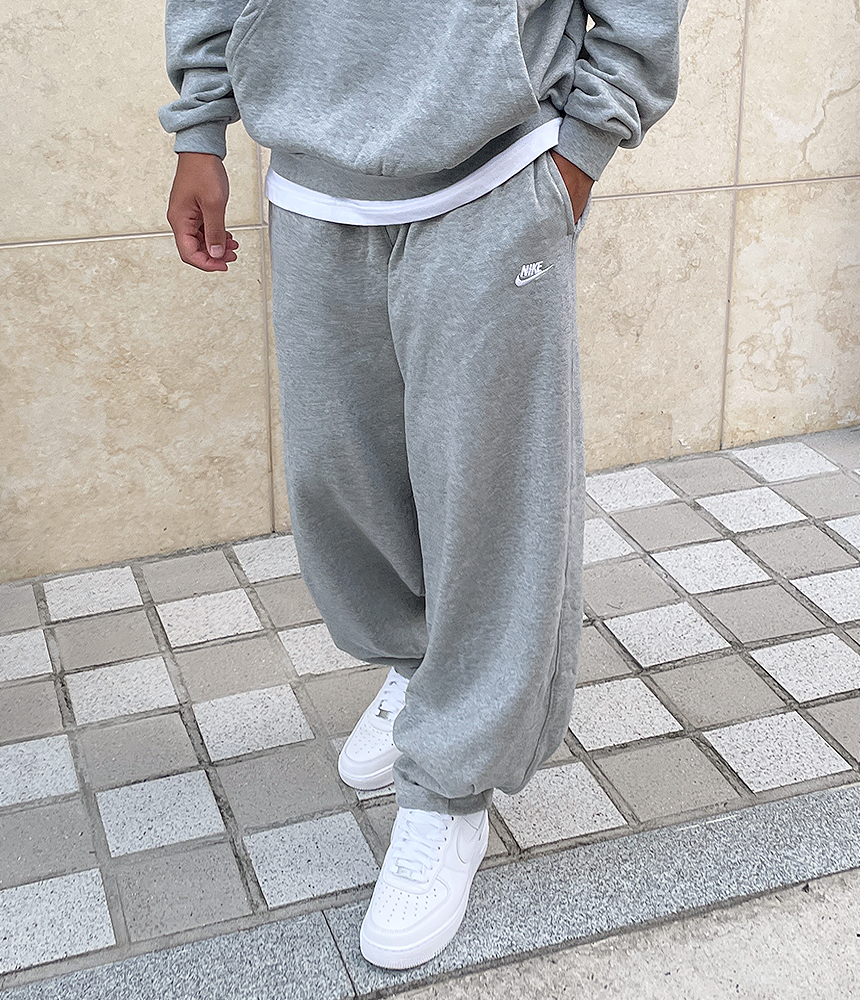 나이키 트레이닝 바지 오버핏 클럽 플리스 프렌치테리 벌룬 조거 팬츠