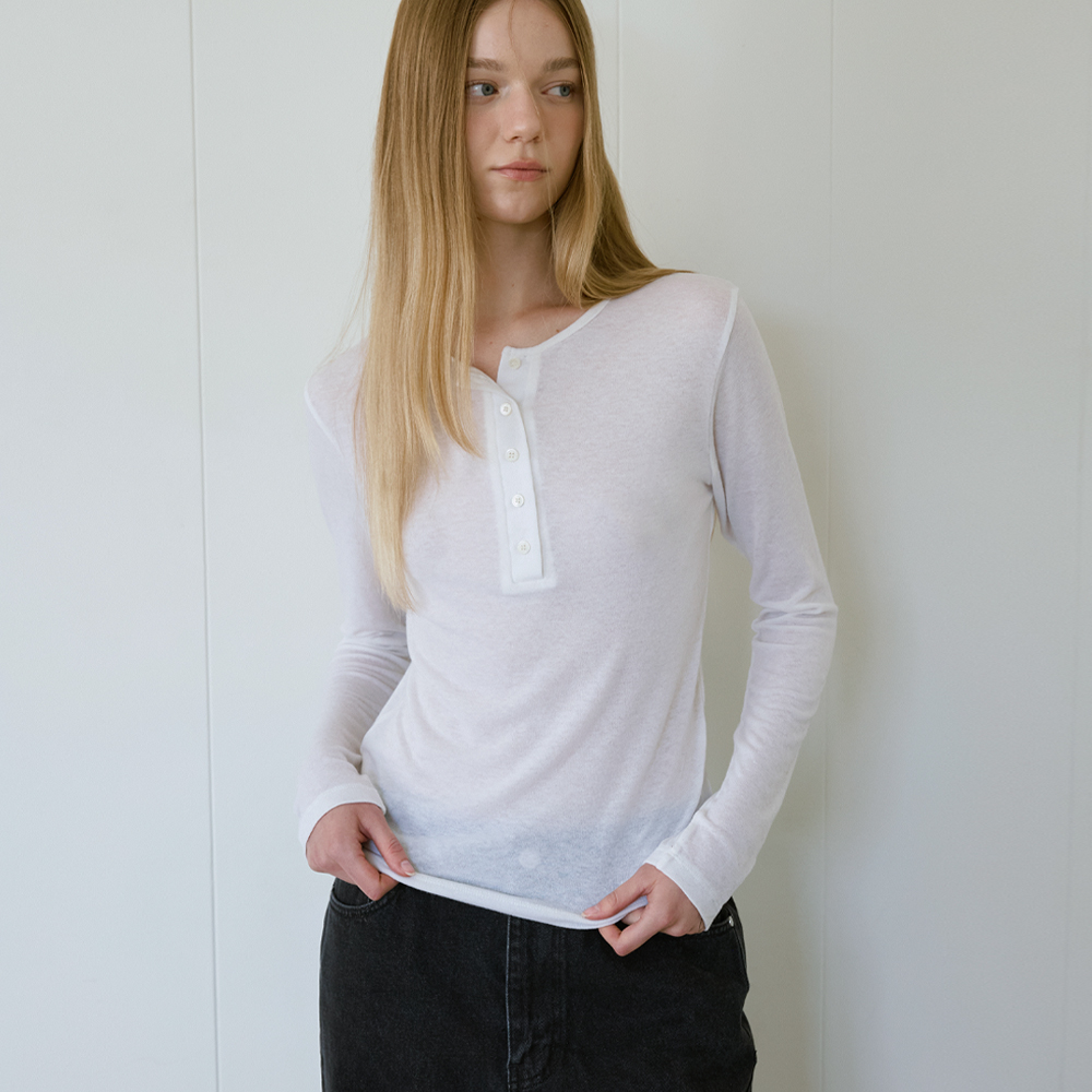 [블루브릭] Button t-shirt (3colors) - 상세 이미지 2