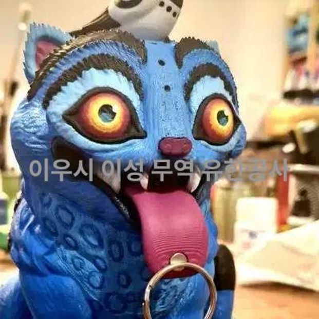 케이팝 데몬 헌터스 더피 장식품 할로윈 소품 피규어 호랑이 - 상세 이미지 2