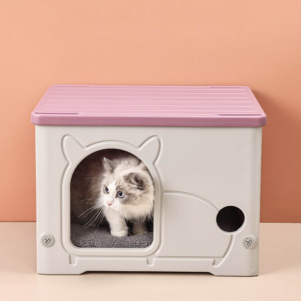 랩캣 고양이 강아지 야외 하우스 숨숨집 방수 길고양이 집 실외 겨울