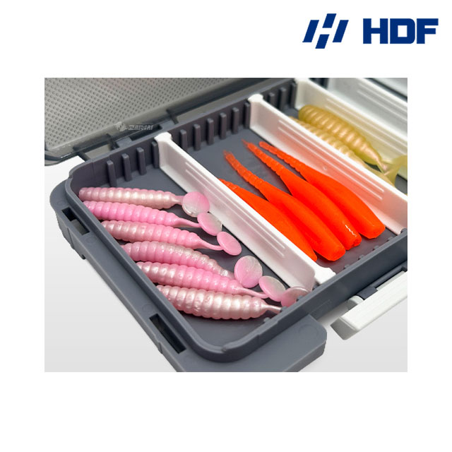 HDF 컴팩트 웜 케이스 HT-2529 상하 결합형 루어 보관 태클박스 - 상세 이미지 5