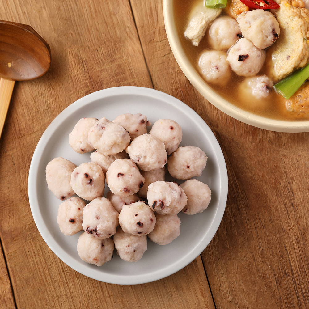 [푸딩팩토리] 문어 피쉬볼 400g 쫄깃 탱글 마라탕 샤브샤브 필수 어묵 이미지 6