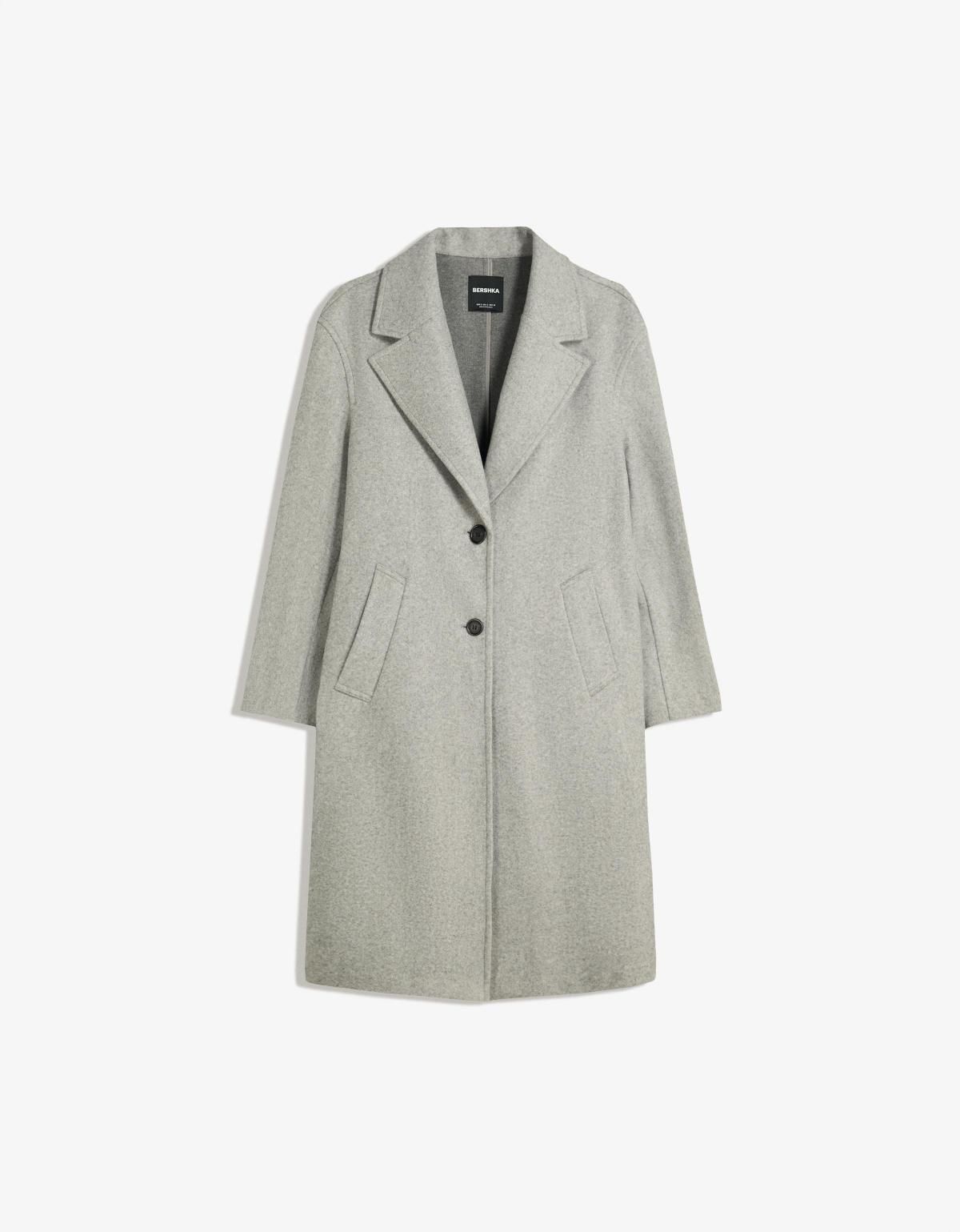 버쉬카 소프트 라이트그레이 롱코트 1688/741 GREY - 메인 이미지