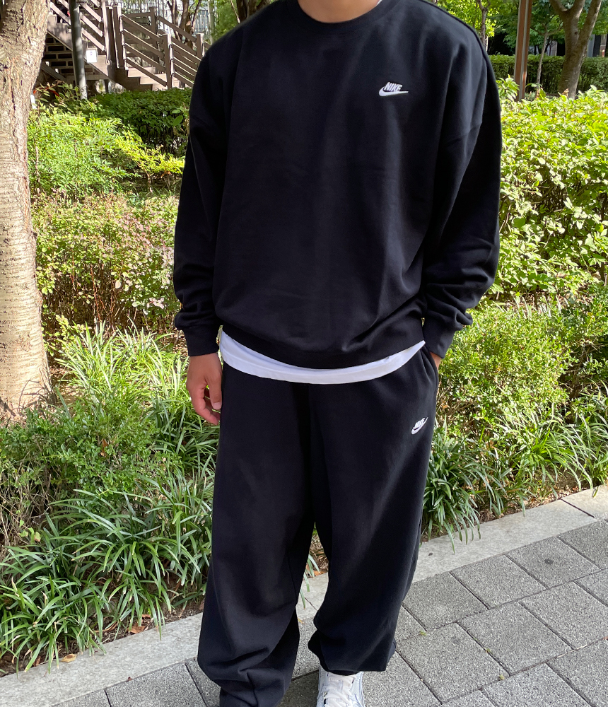 나이키 트레이닝 바지 오버핏 클럽 플리스 프렌치테리 벌룬 조거 팬츠